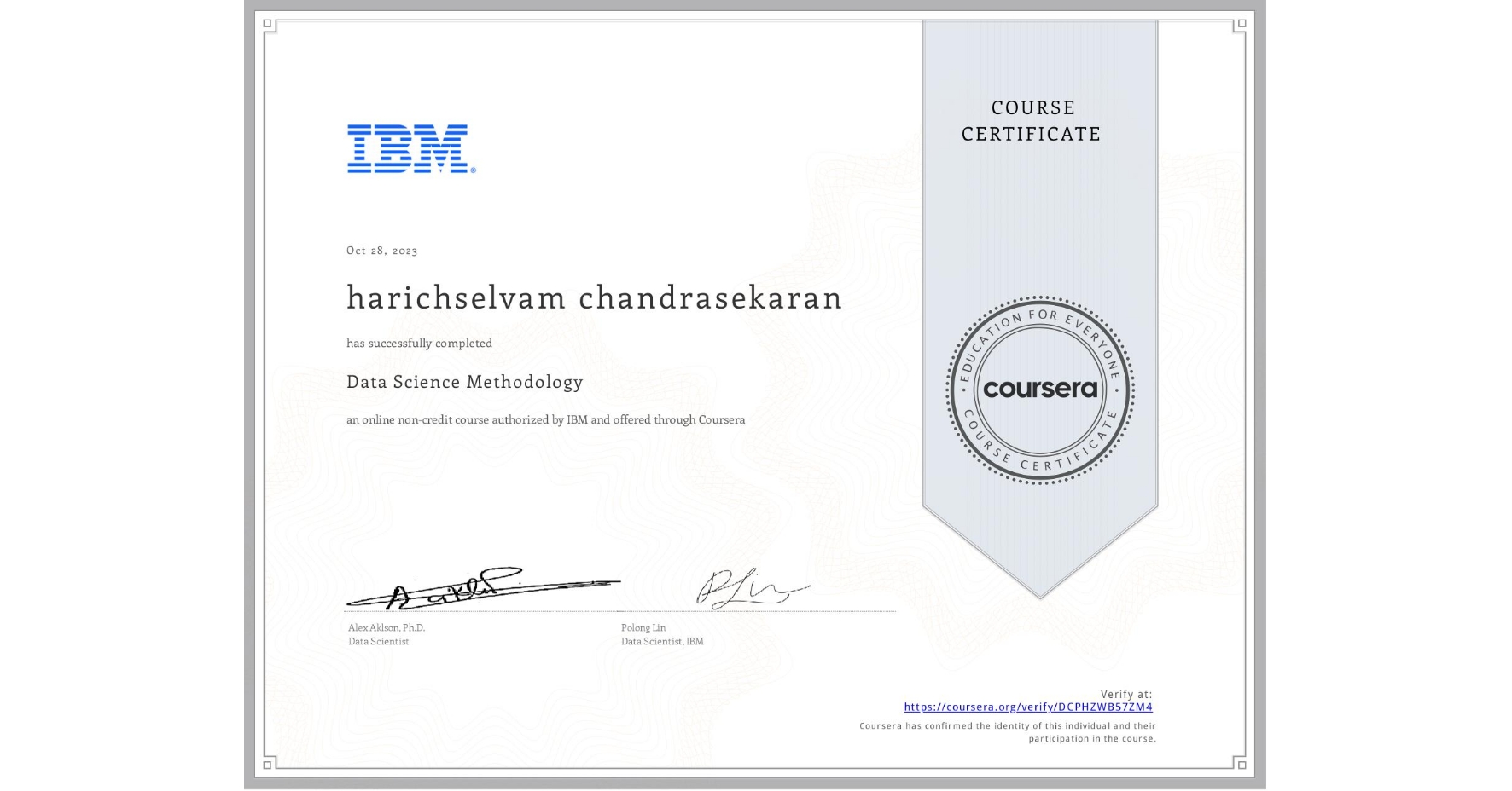 Data Science Certificate 3