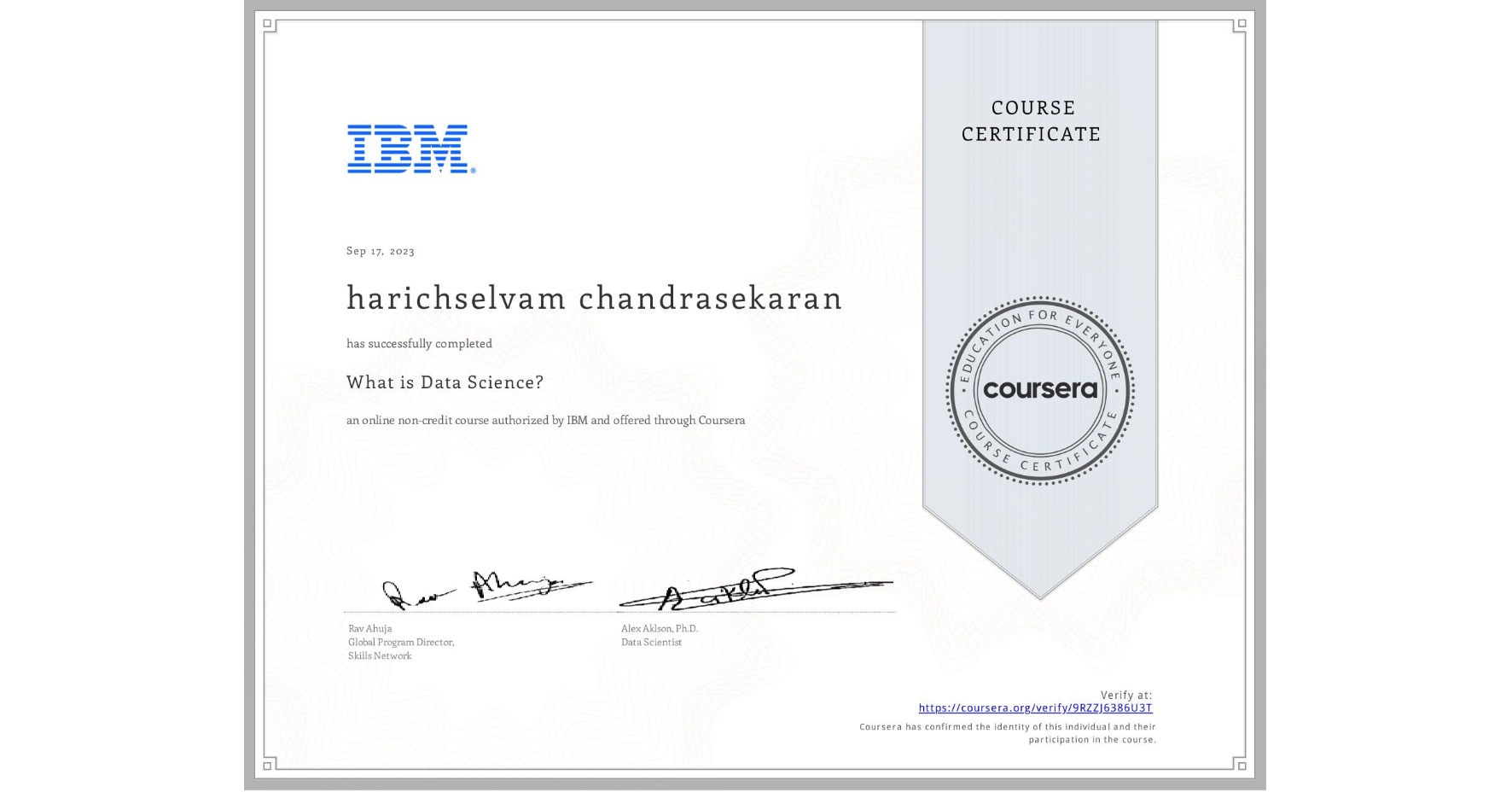 Python Certificate 11